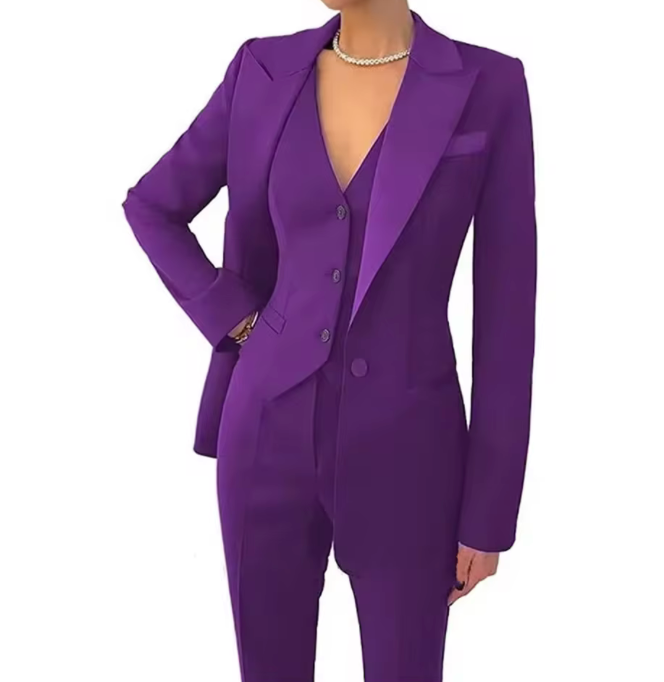 Woman wearing the Old Money Collection Couture De Longpre Suit Set