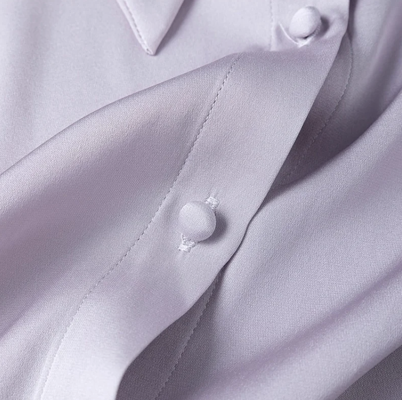 The Old Money Collection Silk Lace Up Bow Blouse