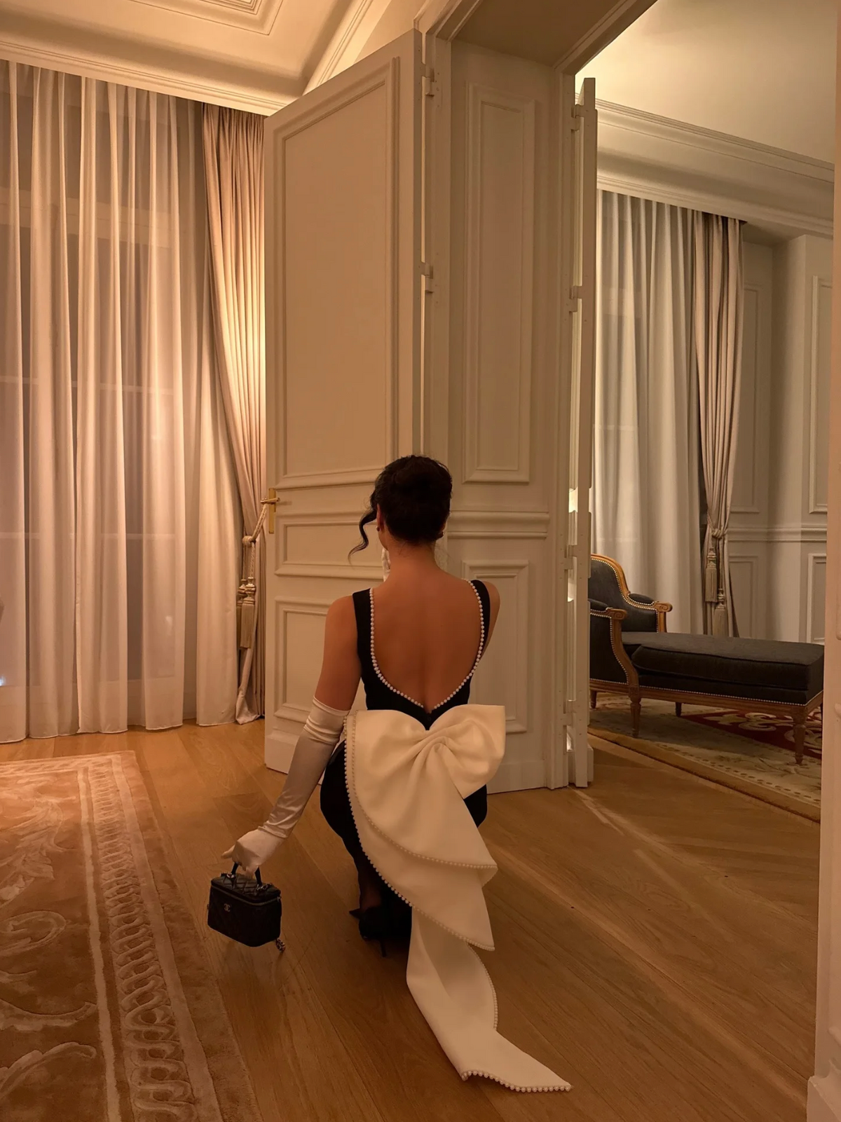 A Midnight Affair couture midi