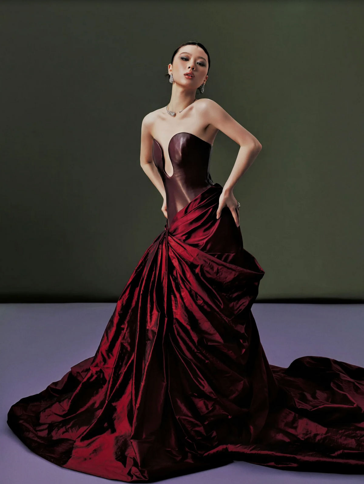 A Midnight Soiree couture gown