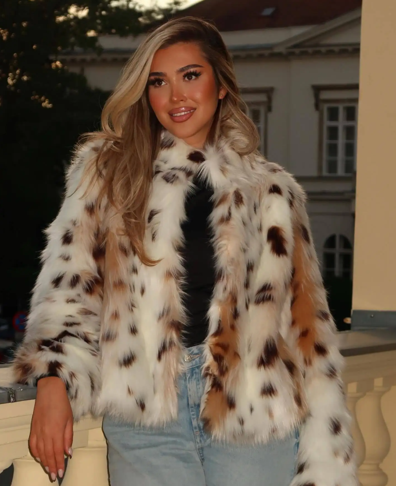 PELLICULE ペリキュールfront gather furcoat PELLICULE ペリキュールfront gather furcoat