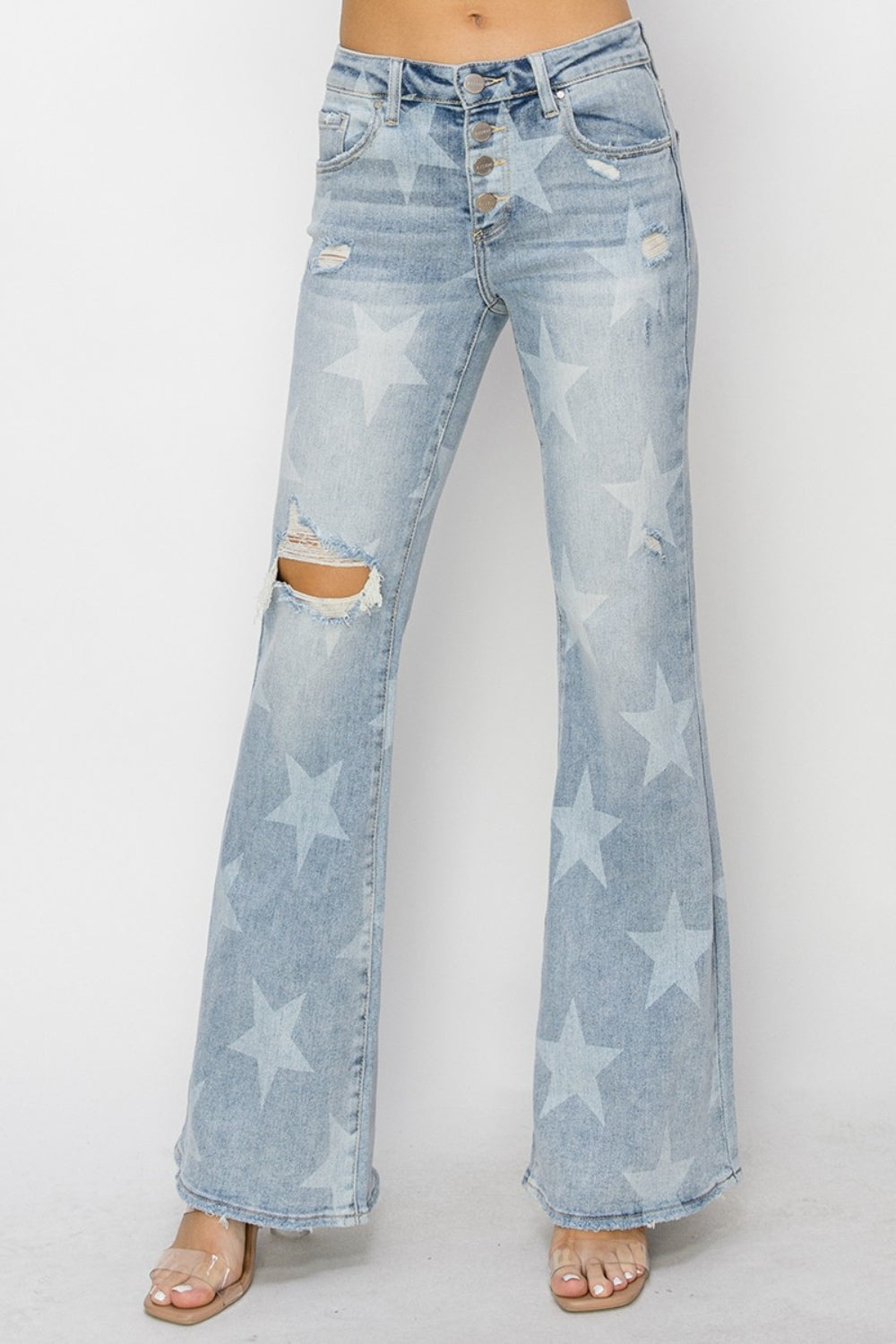 Equinox Star Print Jeans