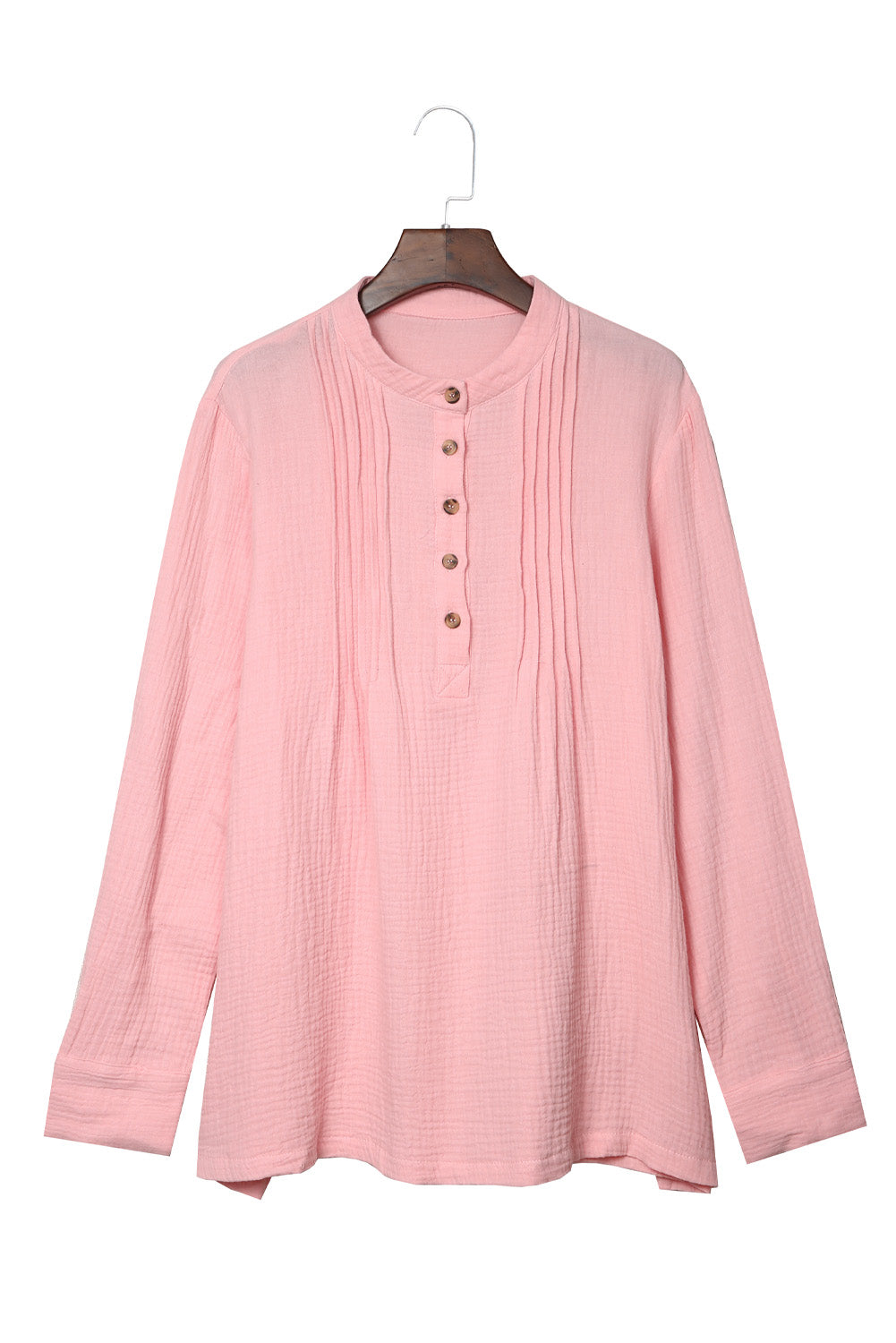 Pleated Knit Blouse