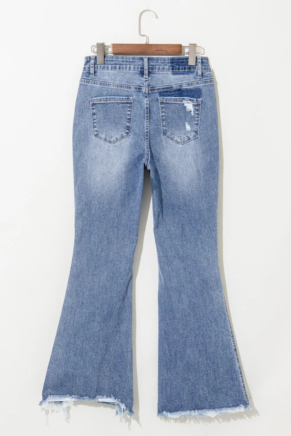 Rosendale Raw Hem Bootcut Jeans