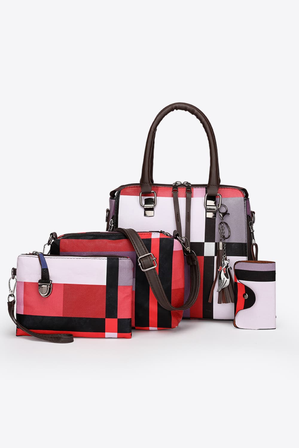 FREE GIFT WITH $150 PURCHASE Hutton Leather Bag 4-Piece Set