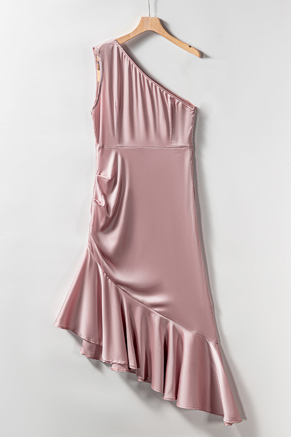 Pink One-shoulder Party Dress