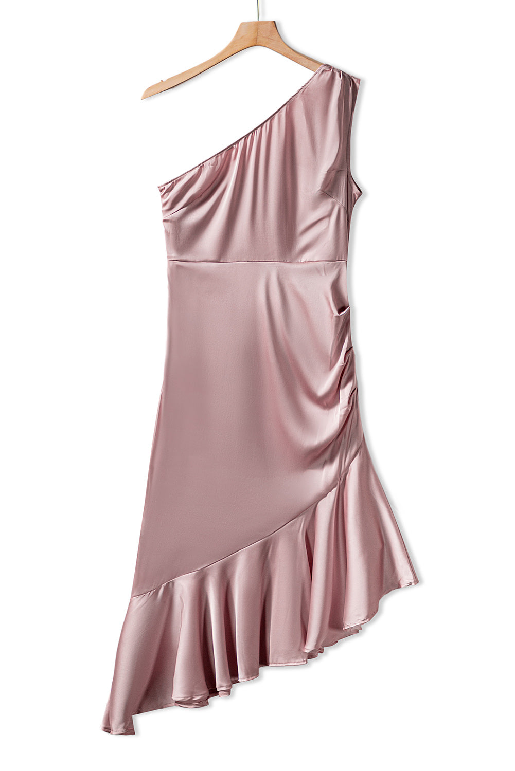 Pink One-shoulder Party Dress