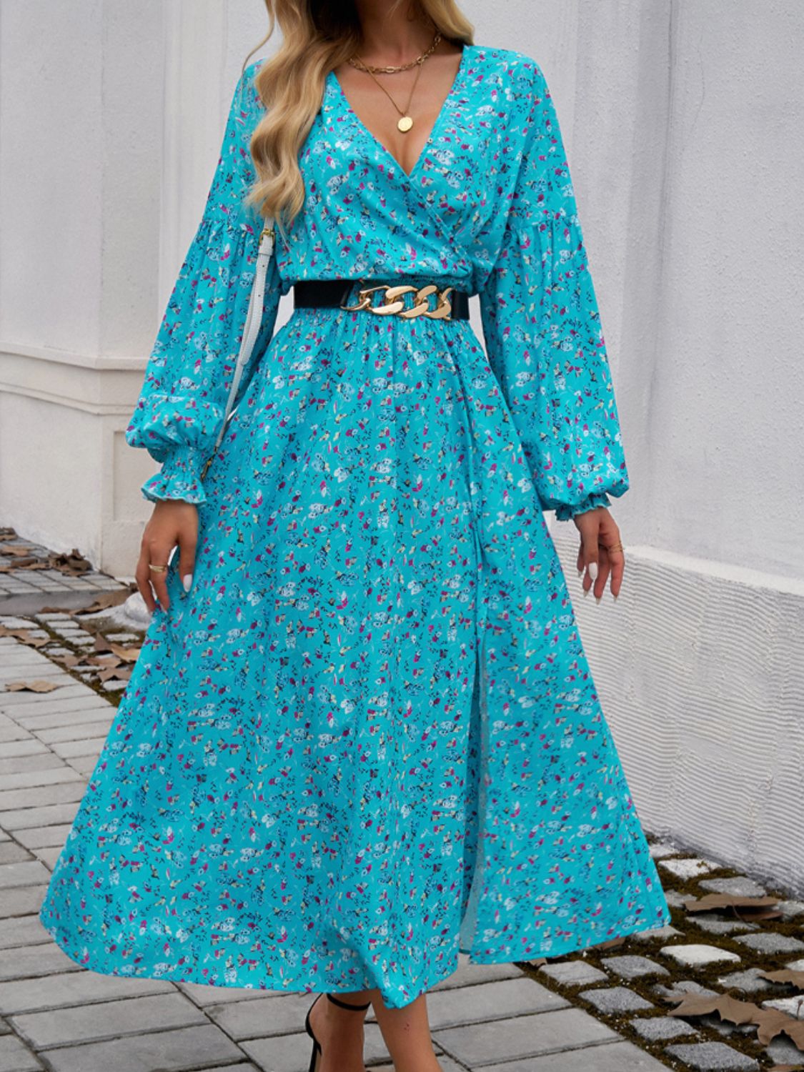 Setenil Long Sleeve Midi Dress