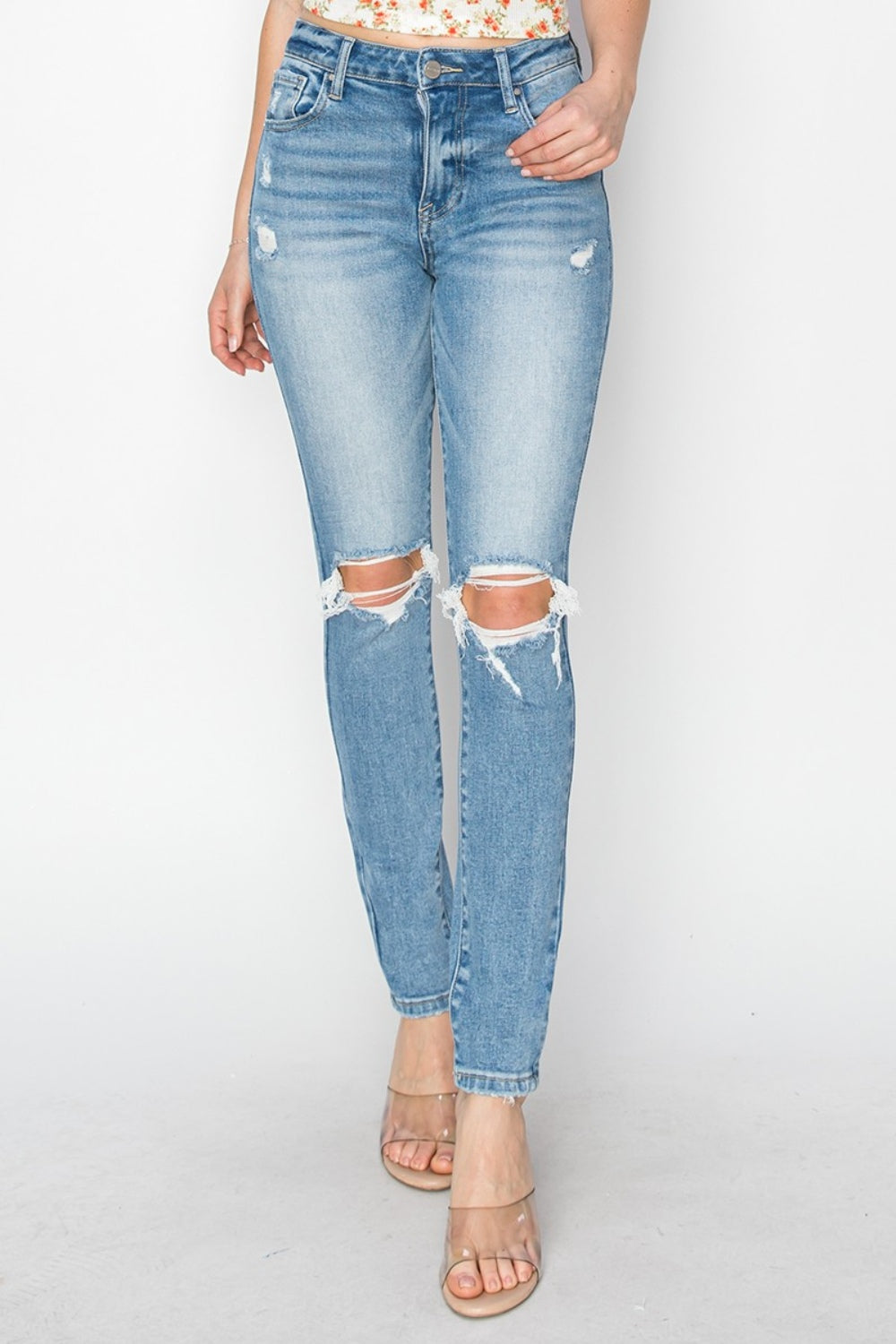 Libertas High Rise Skinny Jeans