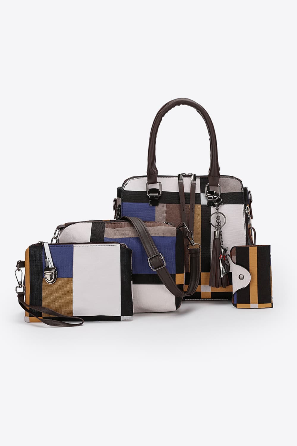 FREE GIFT WITH $150 PURCHASE Hutton Leather Bag 4-Piece Set