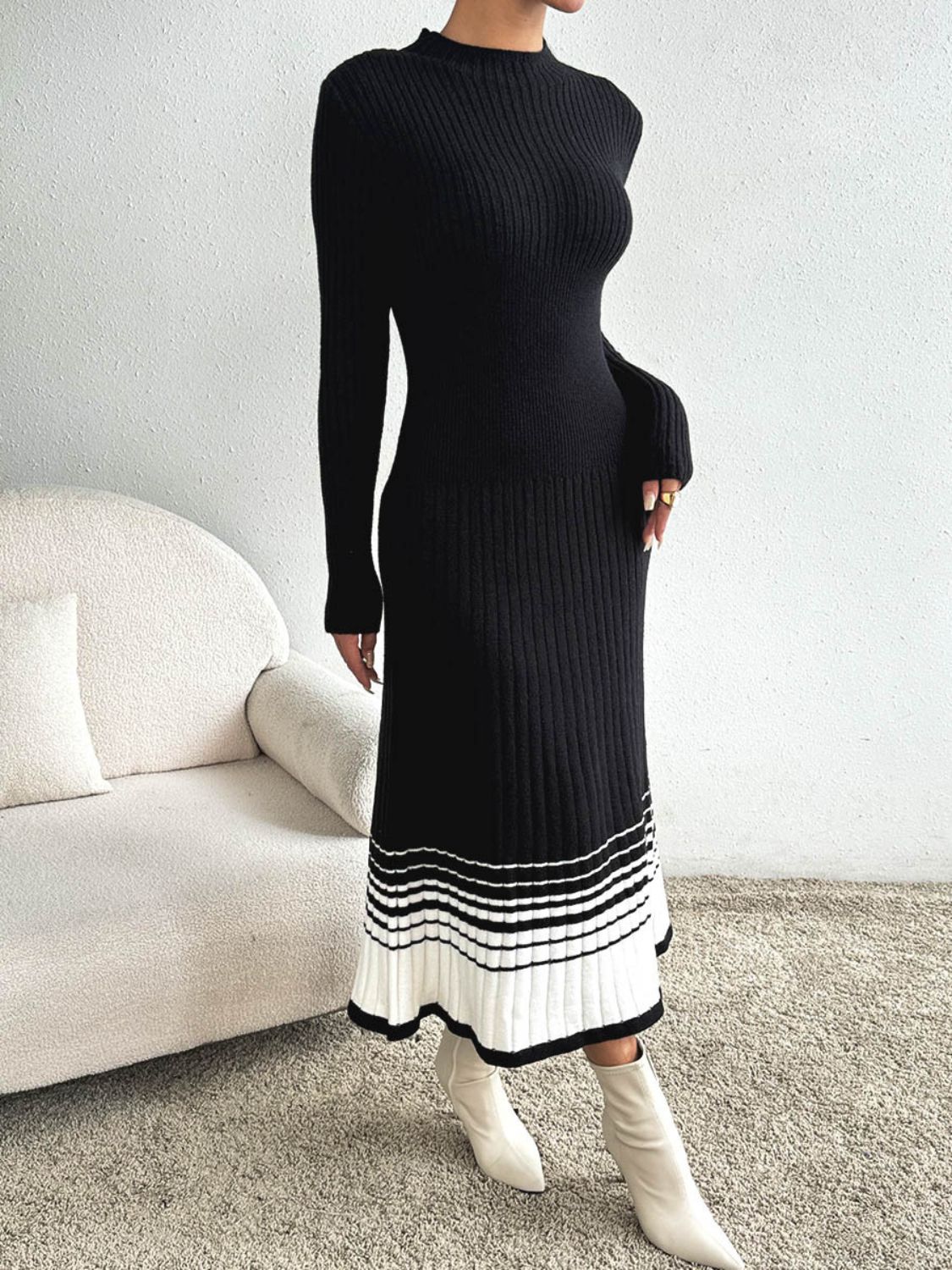 Vicarage Avenue Long Sleeve Sweater Dress