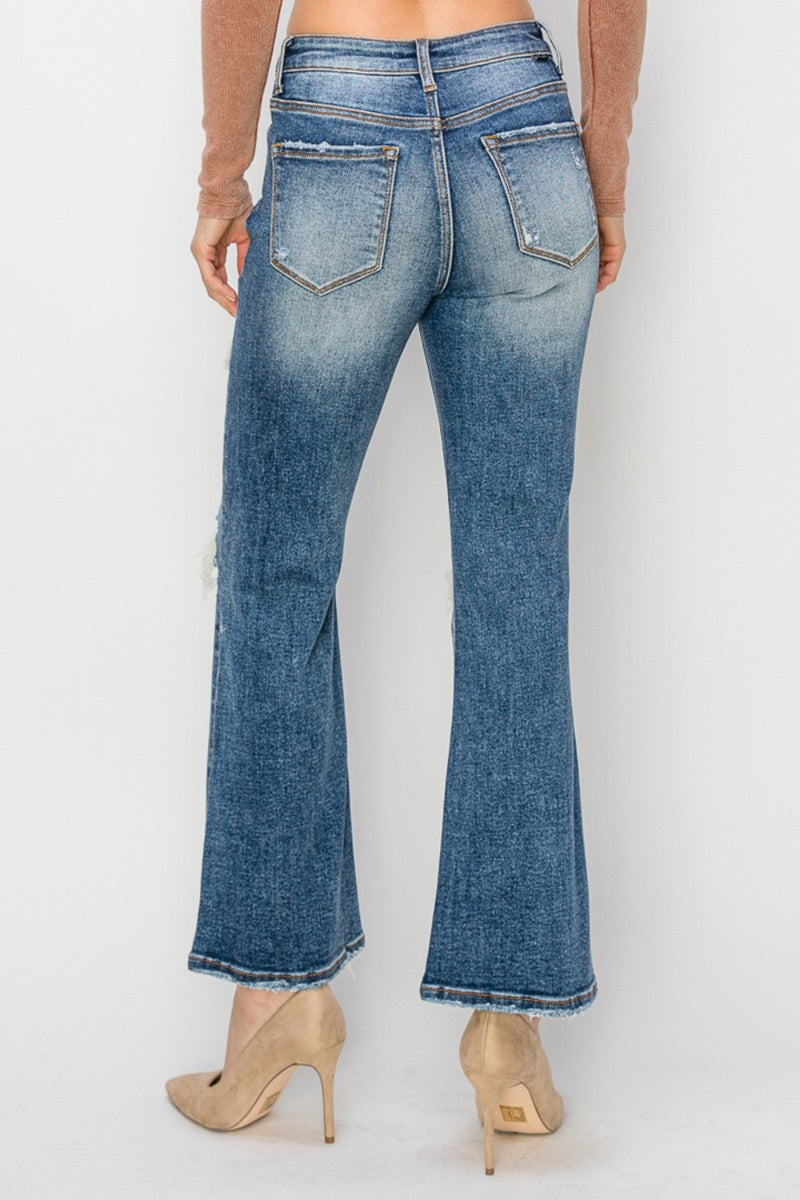 Water Lily Ankle Flare Jeans