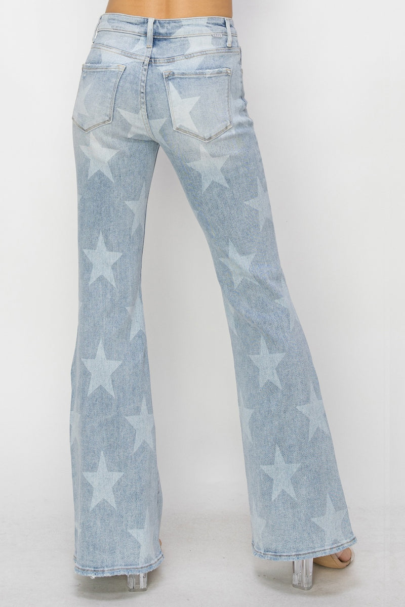 Equinox Star Print Jeans
