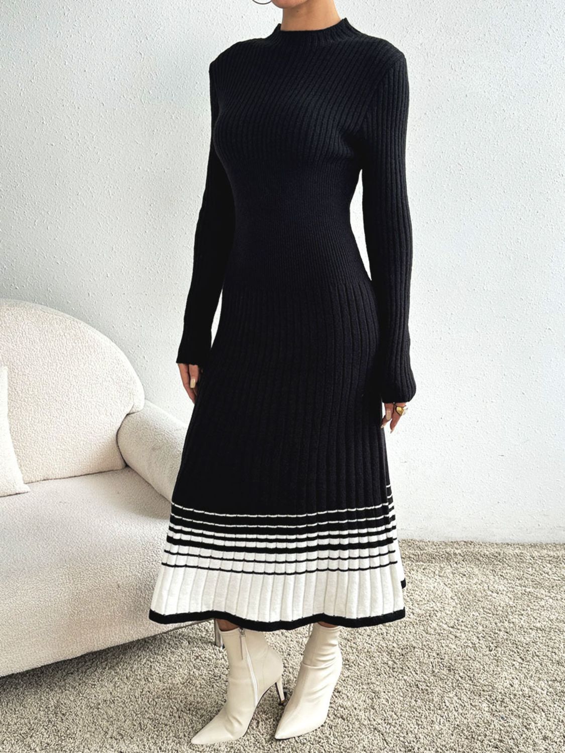 Vicarage Avenue Long Sleeve Sweater Dress