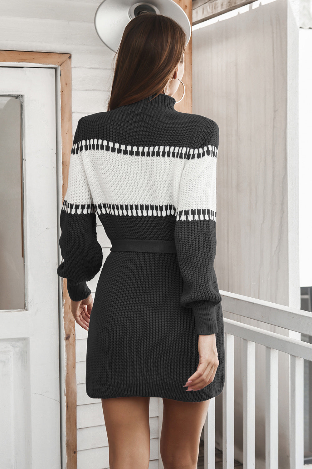 Benxi Long Sleeve Sweater Dress
