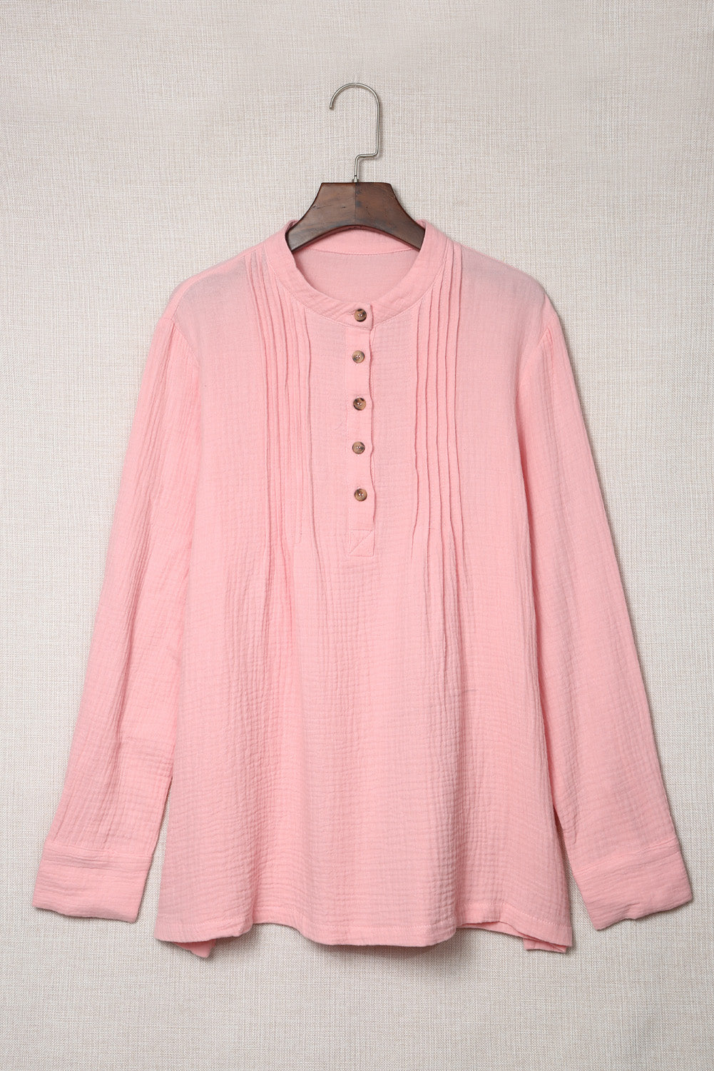 Pleated Knit Blouse