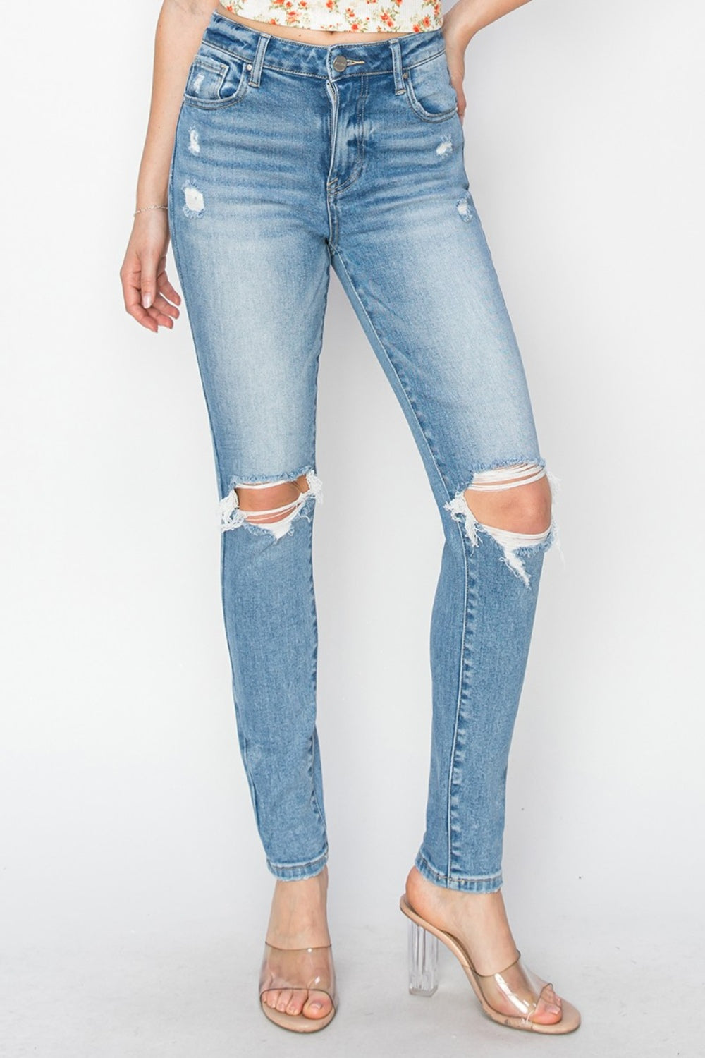 Libertas High Rise Skinny Jeans