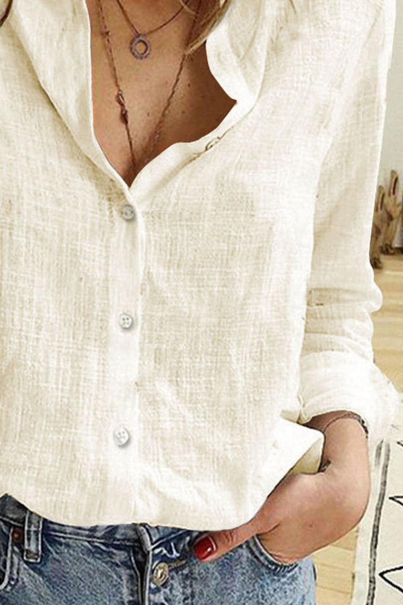 Lightweight Button Up Long Sleeve Shirt