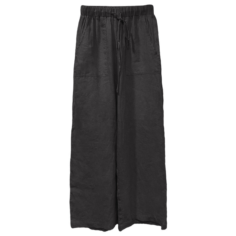 Straight Leg Casual Trousers