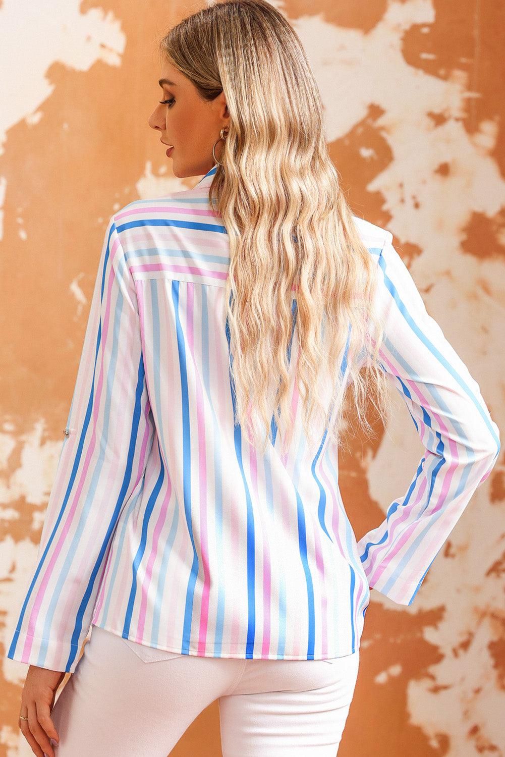 Striped Collared Shirt