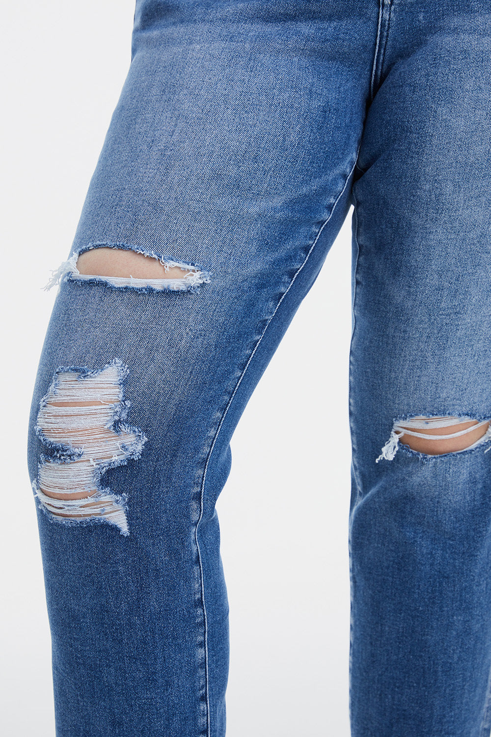 Full Size Cat's Whiskers Straight Jeans
