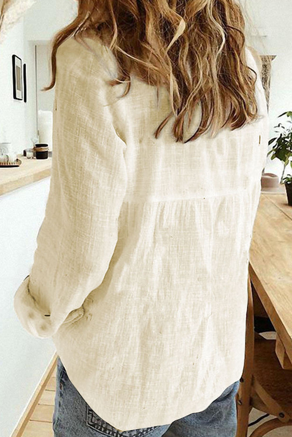 Lightweight Button Up Long Sleeve Shirt