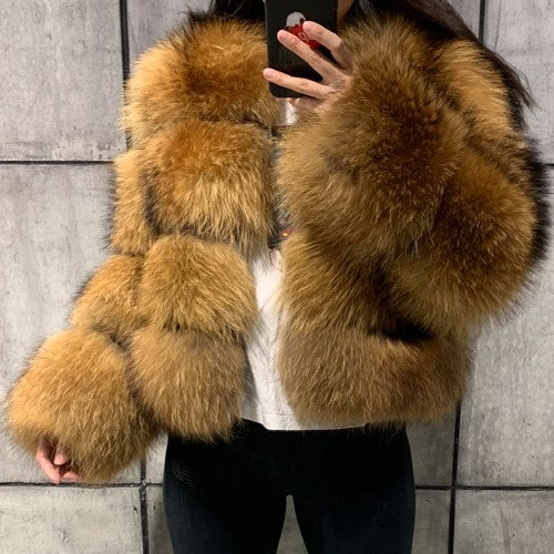 Blanche Raccoon Fur