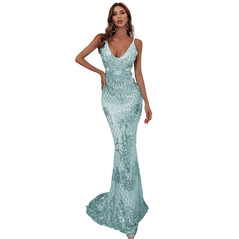 Allie Sequined Gown