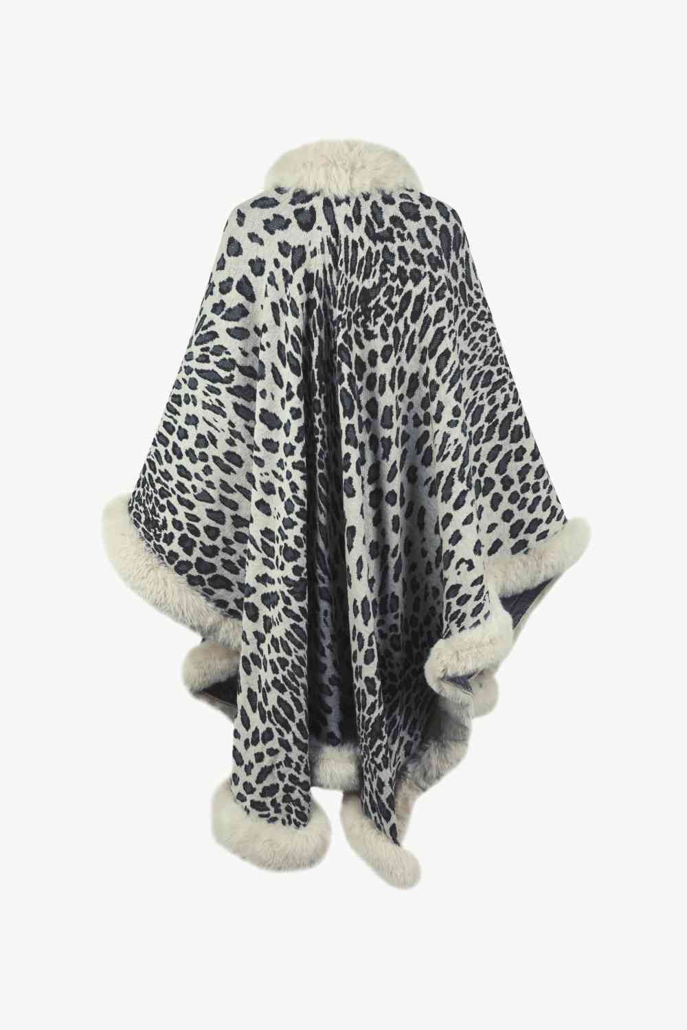 Leopard Poncho