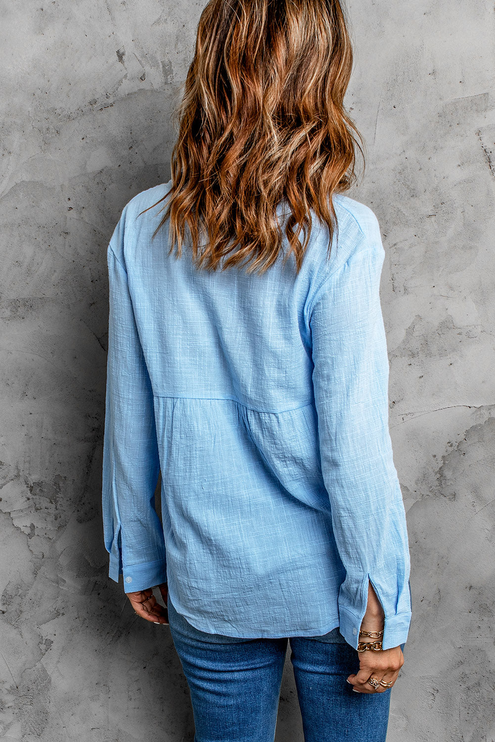 Off Duty Curved Hem Shirt