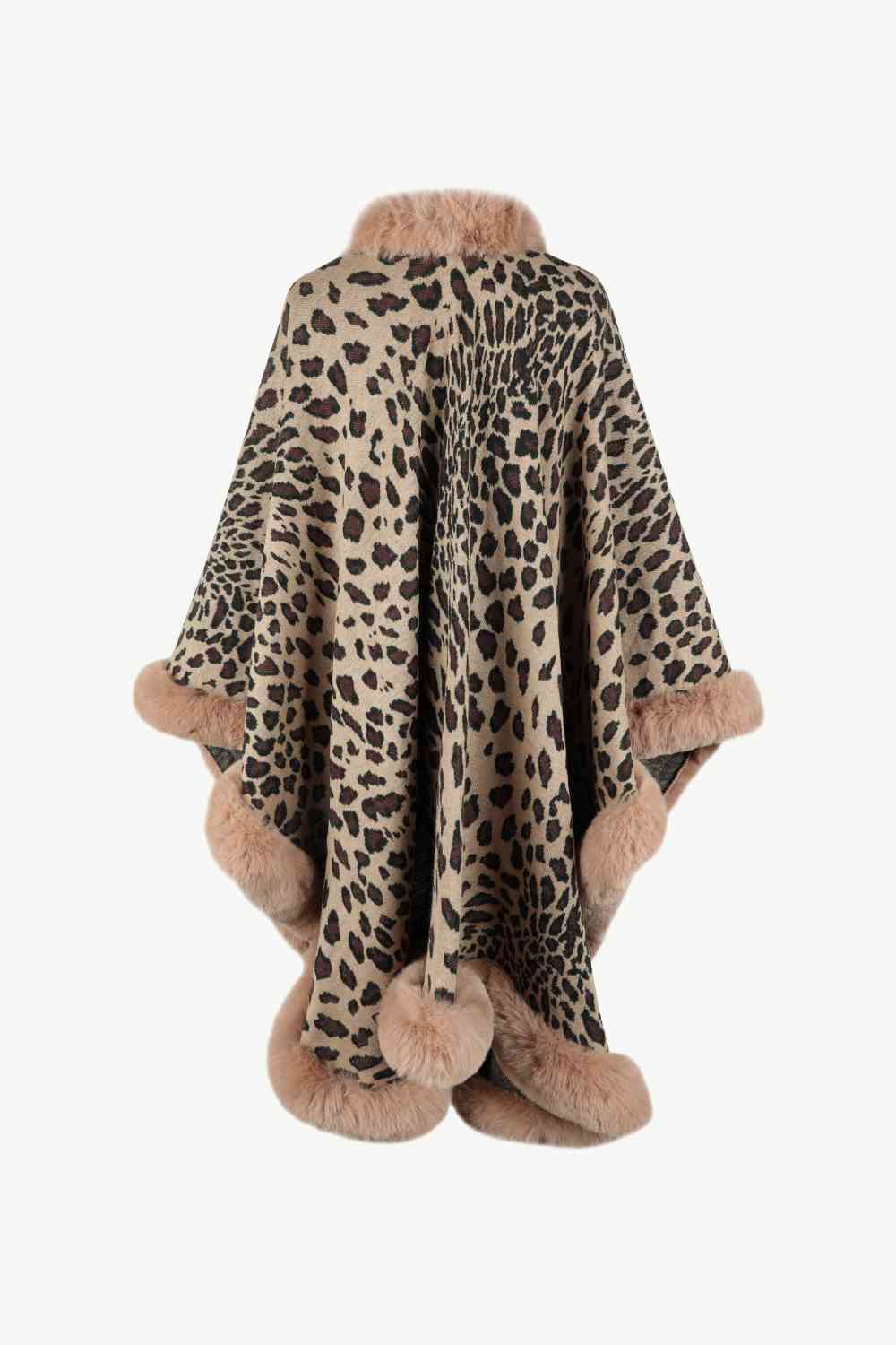 Leopard Poncho