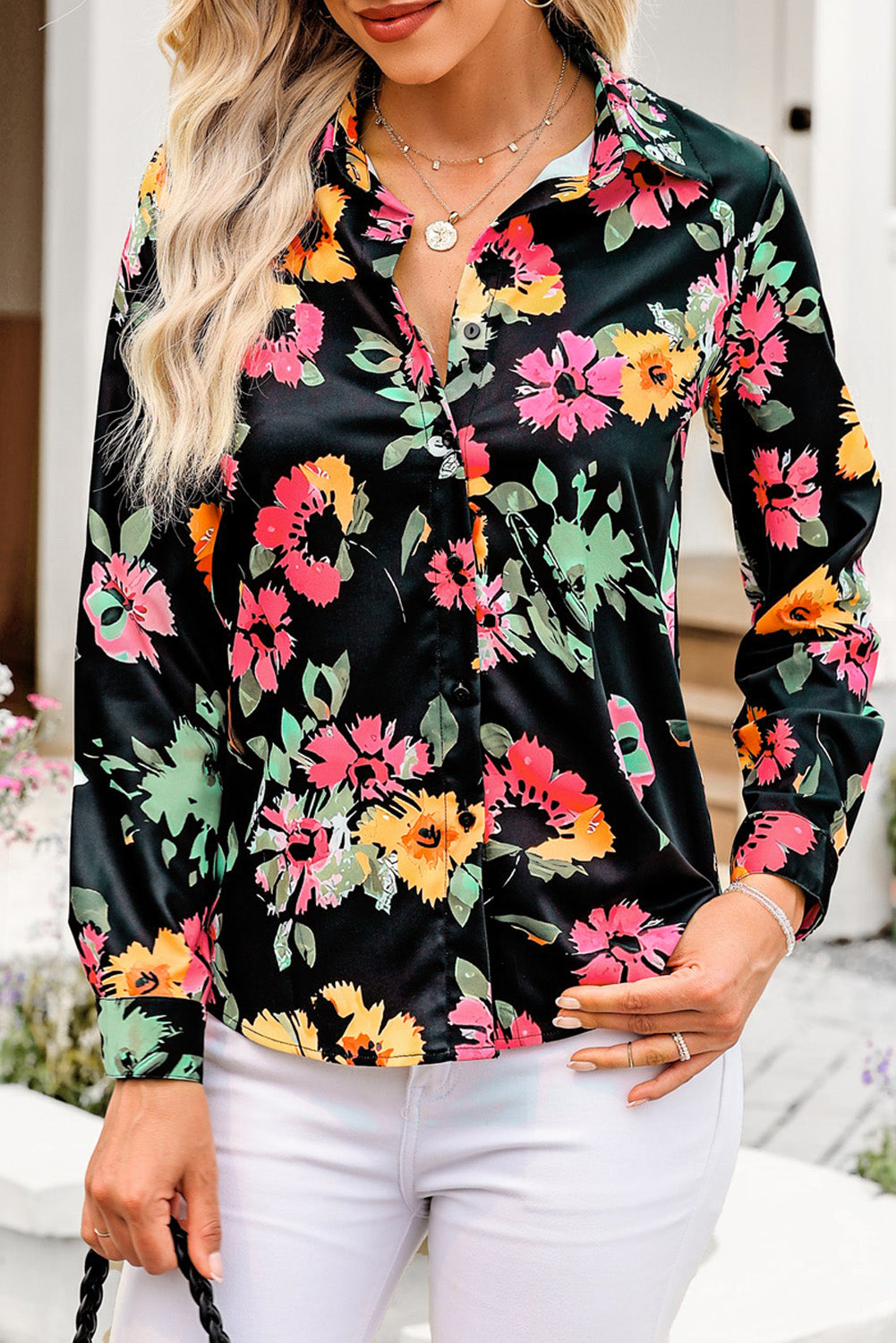 Zoey Printed Blouse