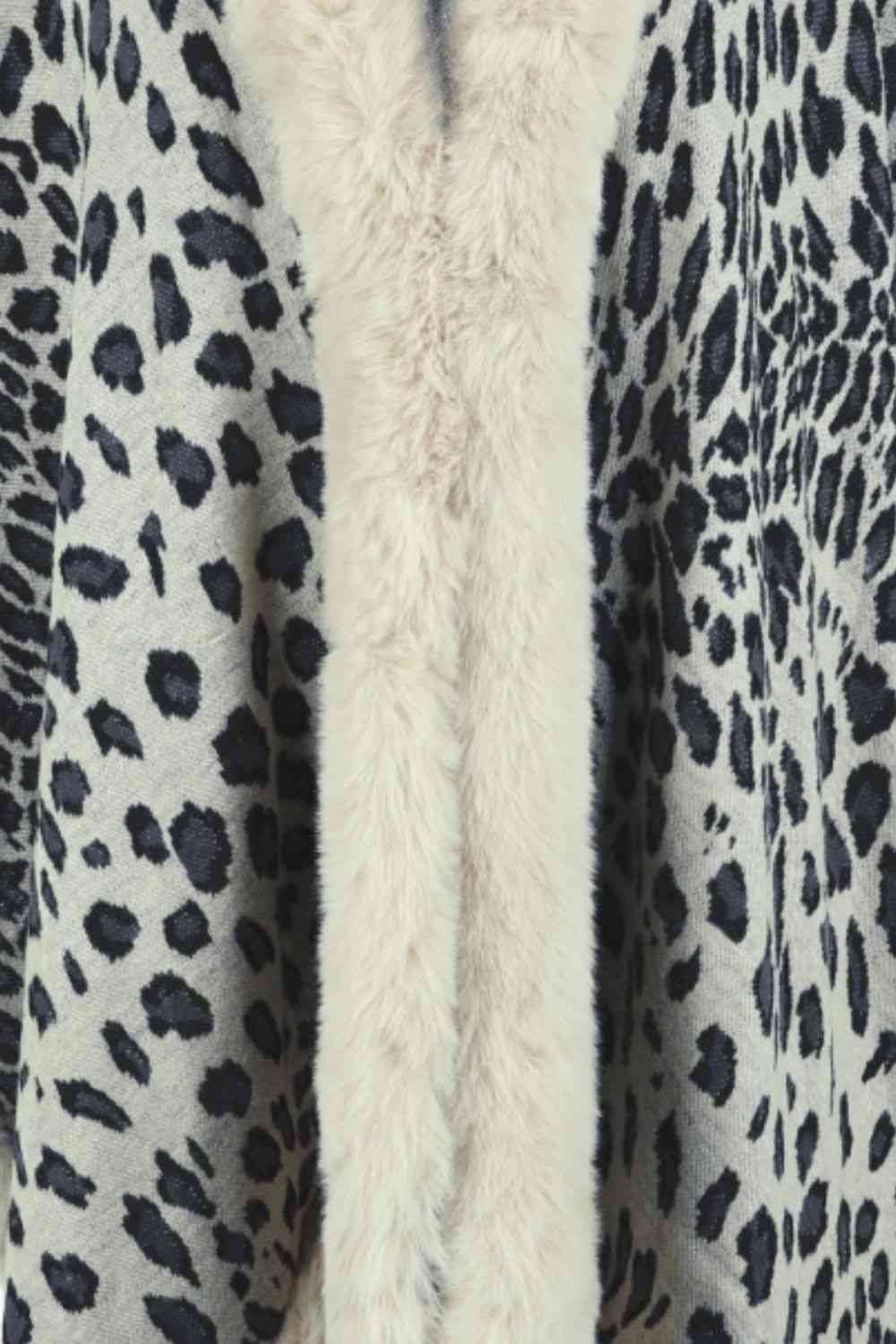 Leopard Poncho