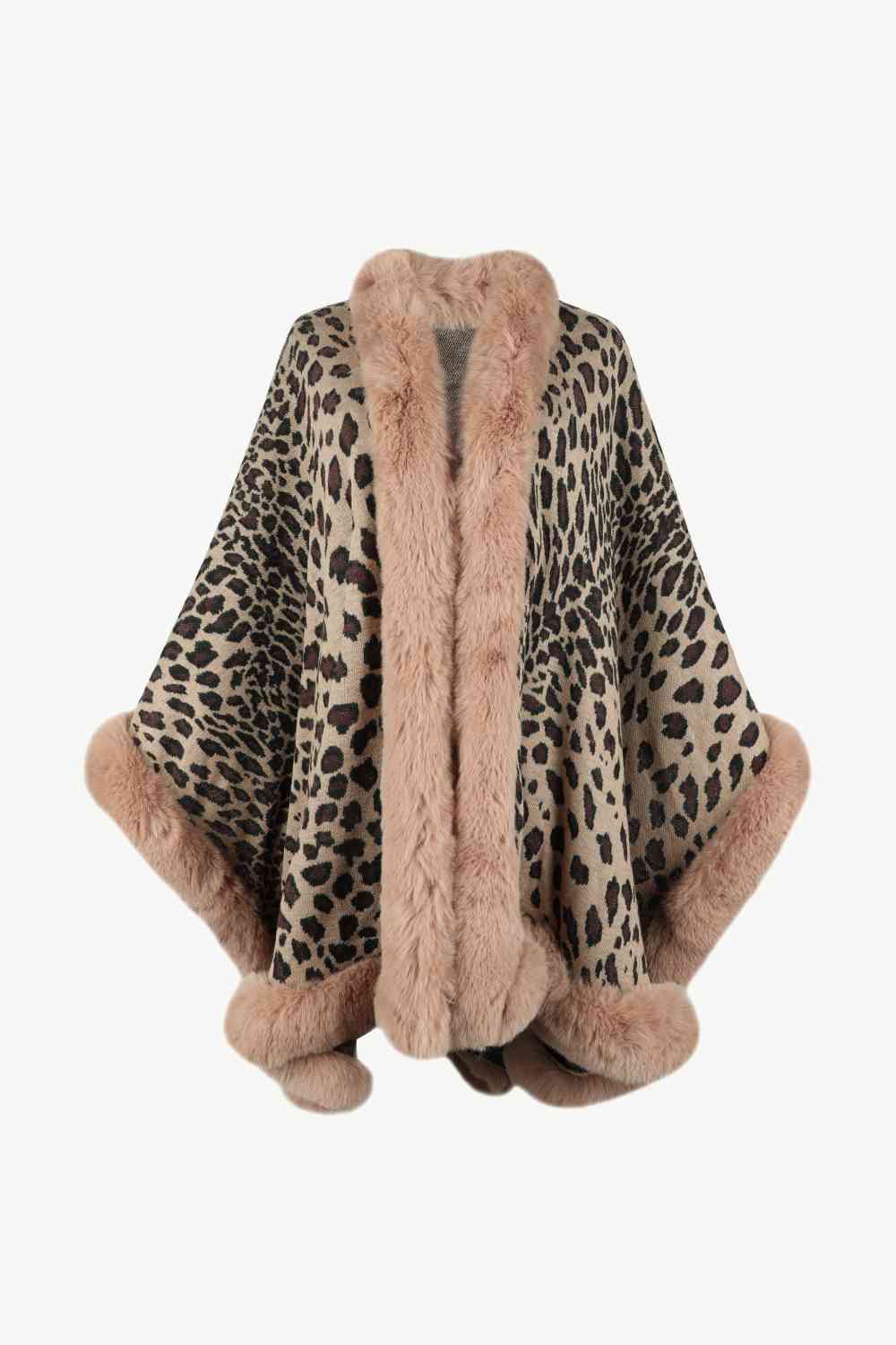 Leopard Poncho