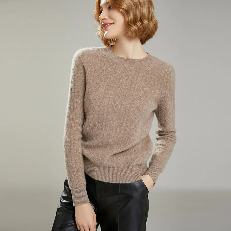 Crew Neck Cashmere Pullover