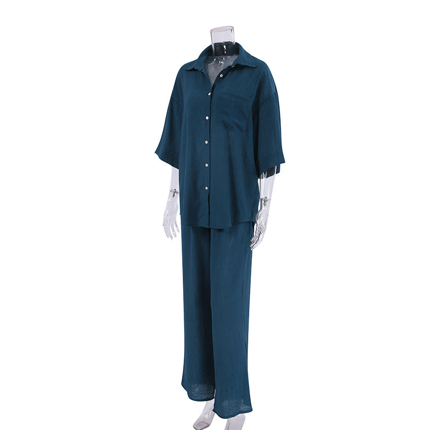 French Cotton Pajama Set