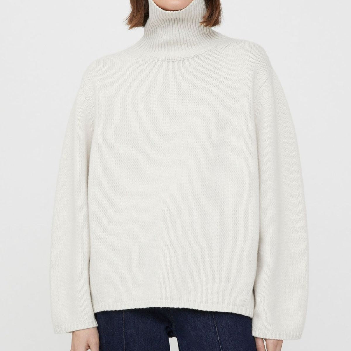 Wool Turtleneck Bottoming Sweater