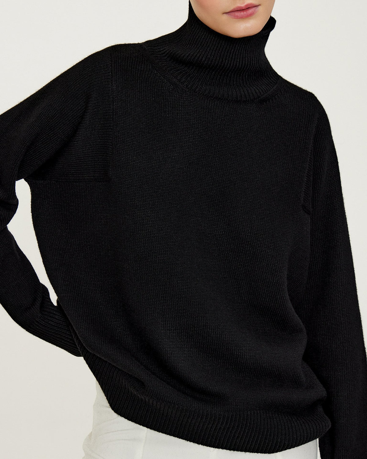 Loose Turtleneck Sweater