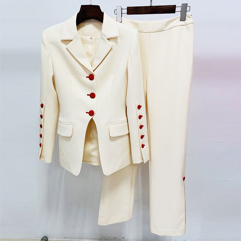 Red Button Ivory Blazer Trousers Two Piece Set