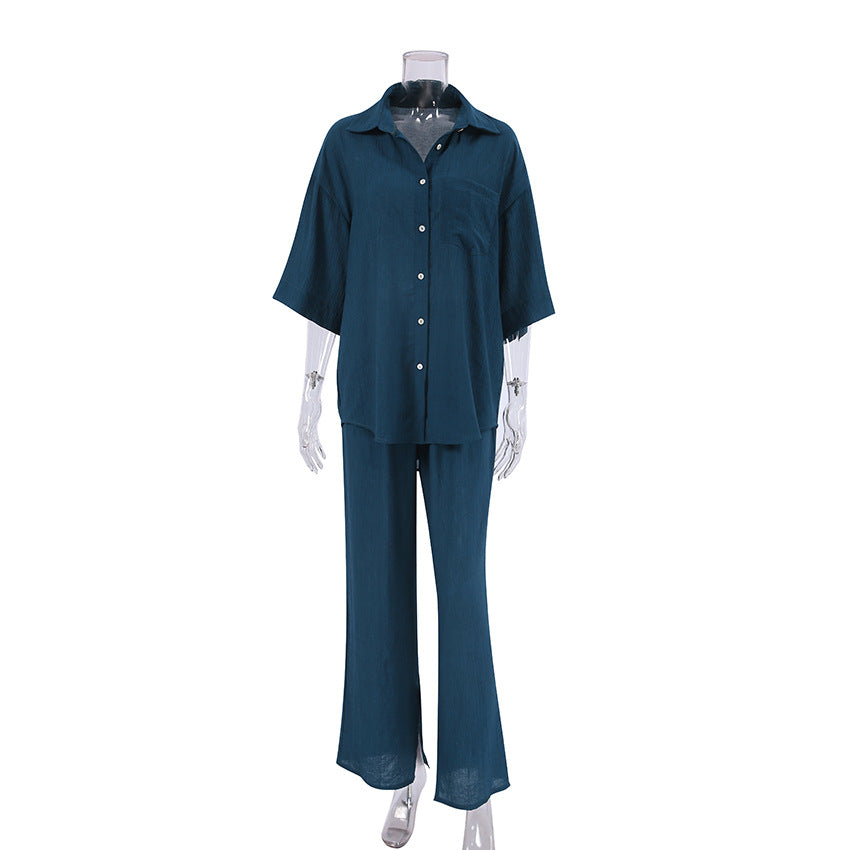 French Cotton Pajama Set