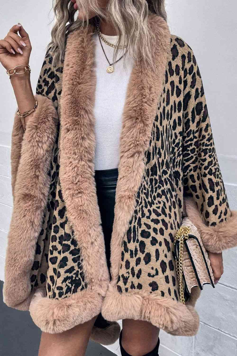 Leopard Poncho