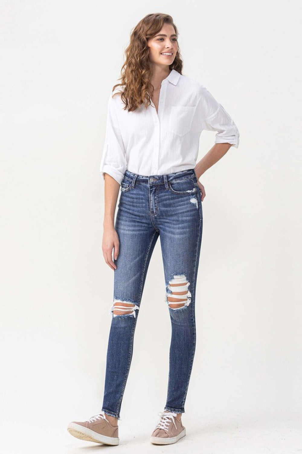 Hayden Full Size High Rise Skinny Jeans