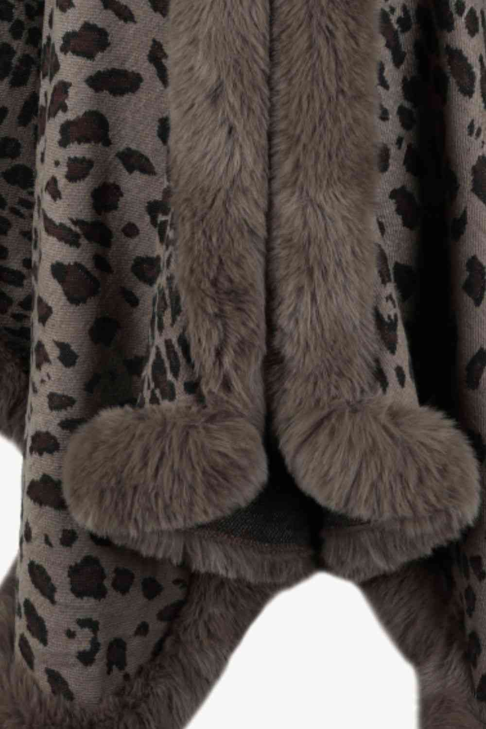 Leopard Poncho