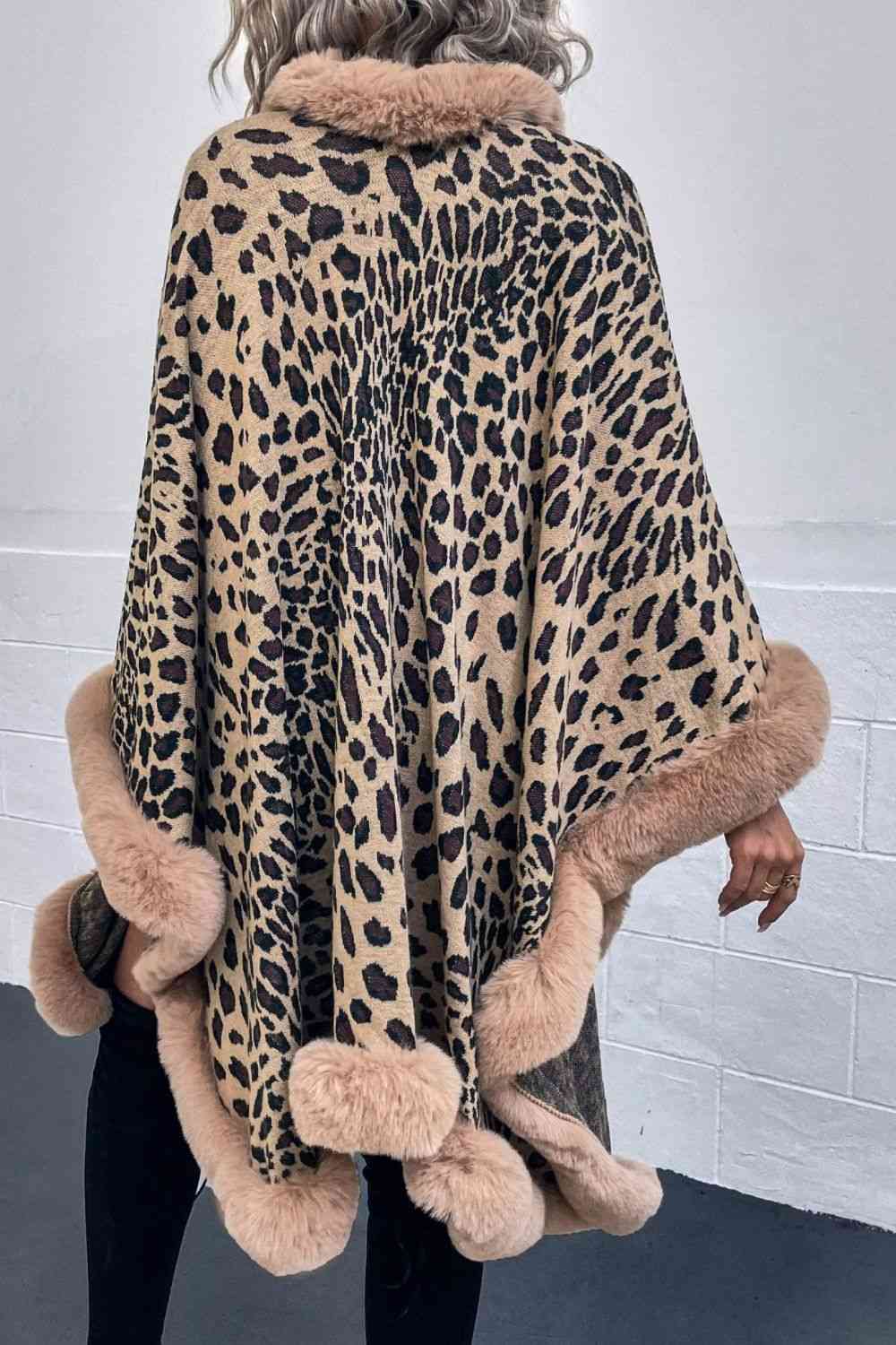 Leopard Poncho